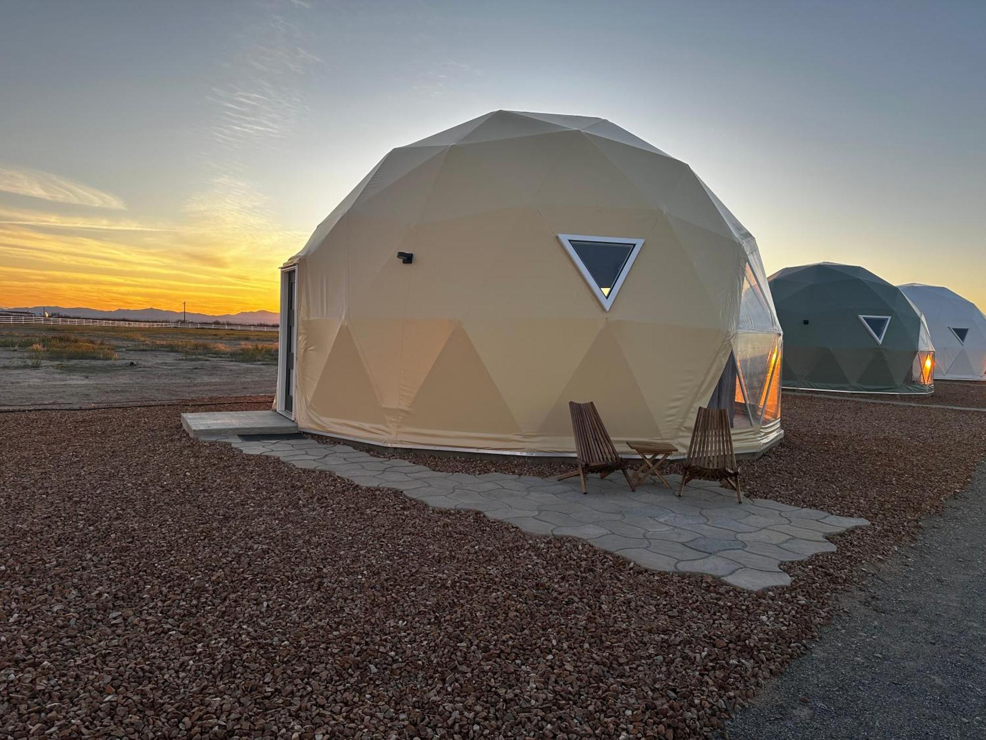 윌콕스 Nude Glamping Dome 빌라 외부 사진